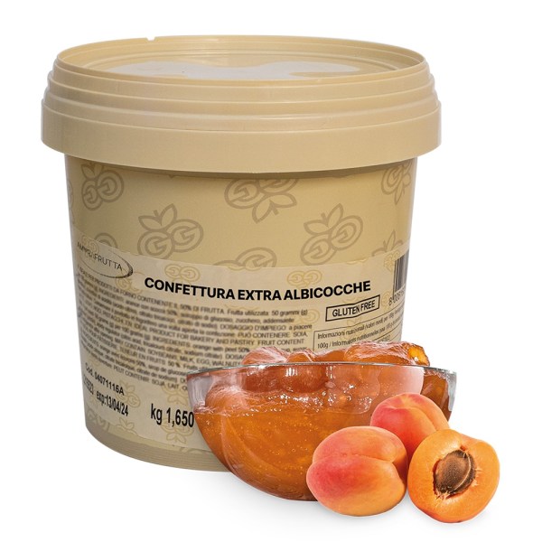 CONFETTURA ALBICOCCA EXTRA AMORD.(75% FRUTTA)KG 1,65(04047115B)
