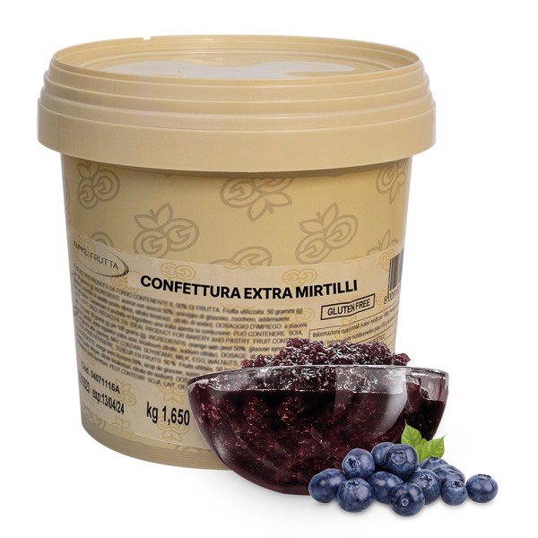 CONFETTURA MIRTILLI EXTRA AMORD(45% FRUTTA)KG 1,65 (04063115A)