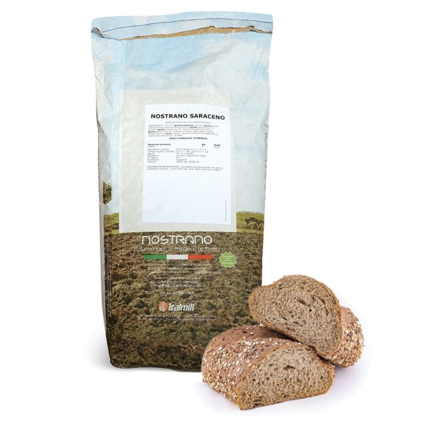 NOSTRANO AL GRANO SARACENO SEMILAVORATO PER PANIFICAZIONE KG 10