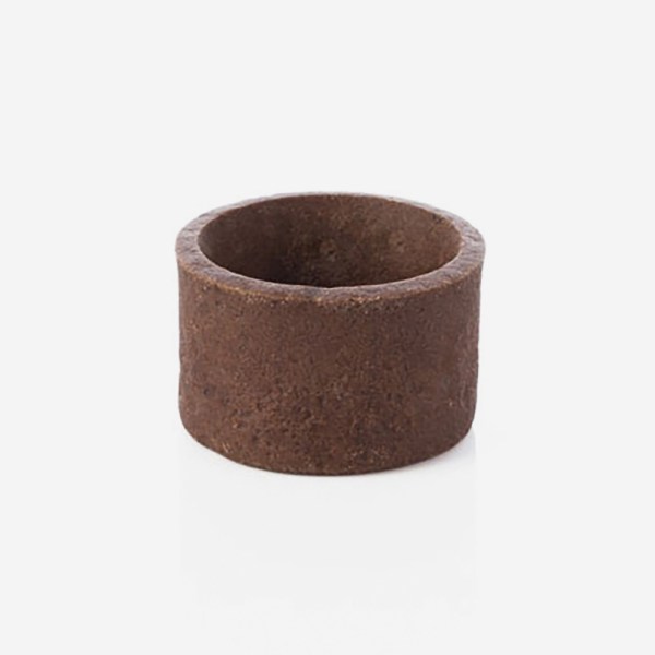 Tartellette modern rotonde con cacao Ø34mm (300 PZ)