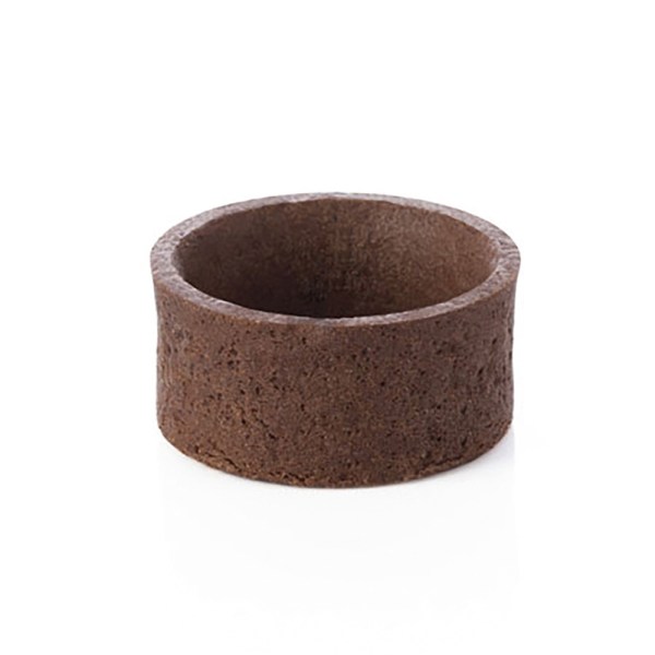 Tartellette modern rotonde con cacao Ø43mm (250 PZ)