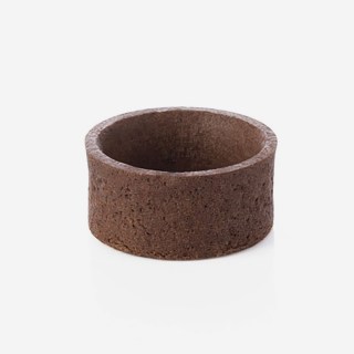 Tartellette modern rotonde con cacao Ø43mm (250 PZ)