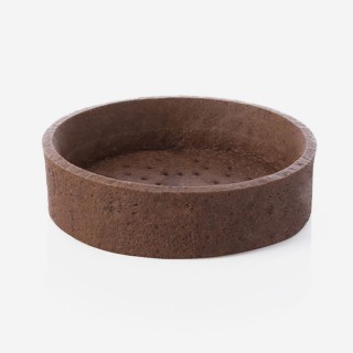 Tartellette modern rotonde con cacao Ø80mm (72 PZ)