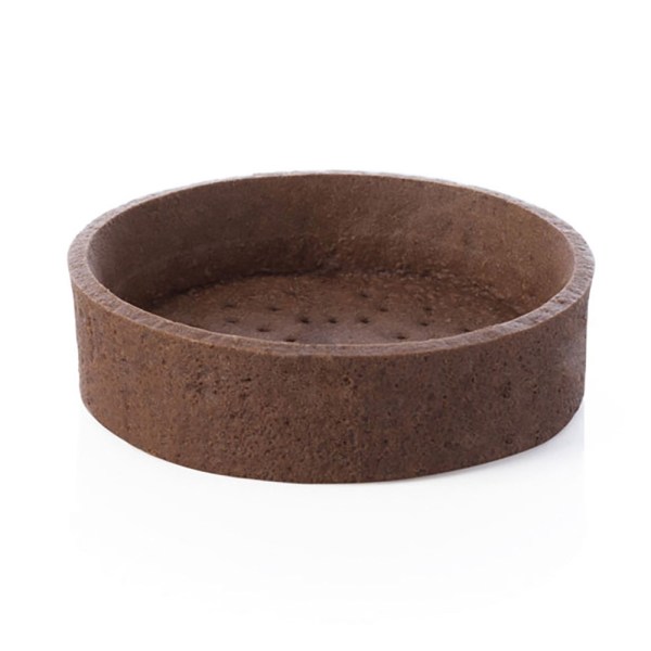Tartellette modern rotonde con cacao Ø80mm (72 PZ)