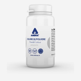COLORE IN POLVERE ARGENTO PERLATO 25 GR