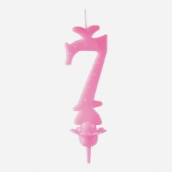 CANDELA N.7 ROSA CM 10 PZ 25