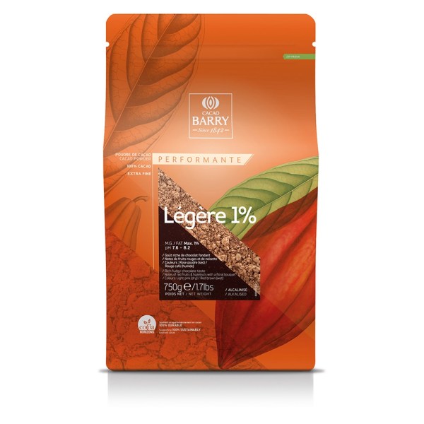 CACAO LEGERE SGRASSATO (BURRO CACAO1%) GR 750