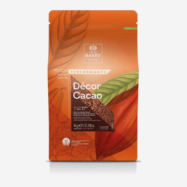CACAO DECOR DA SPOLVERO (BURRO DI CACAO 20-22%) KG 1