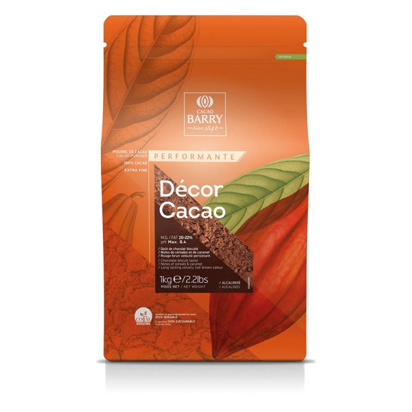 CACAO DECOR DA SPOLVERO (BURRO DI CACAO 20-22%) KG 1