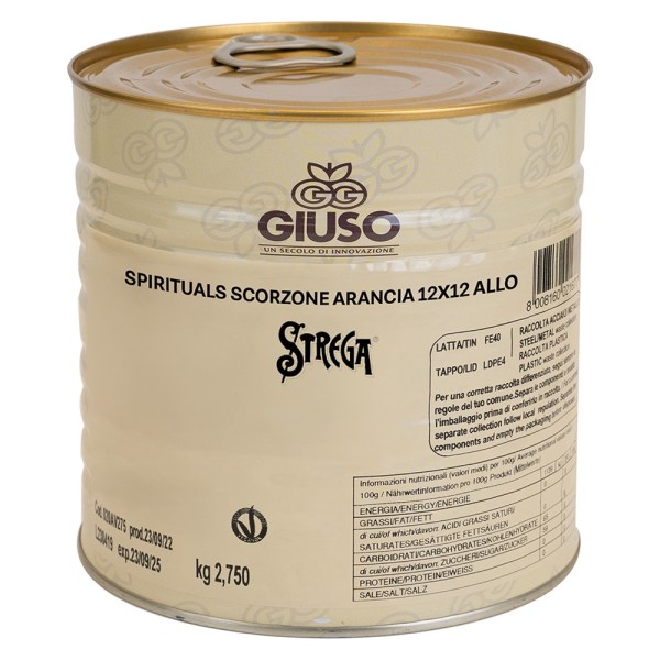 *SCORZONE ARANCIA 12X12 STREGA SPIRITUALS DA 2,75KG (020BR275)