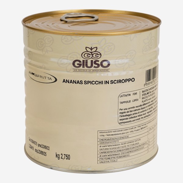 ANANAS SPICCHI SCIROPPO AMORDIFR. EXOTIC DA 2,75KG (020AL275B)