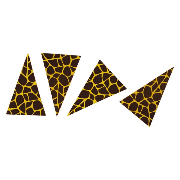 TRIANGOLI GIRAFFA CIOCCOLATO FOND. (GIRAFFE POINTS)MM35X55 PZ425