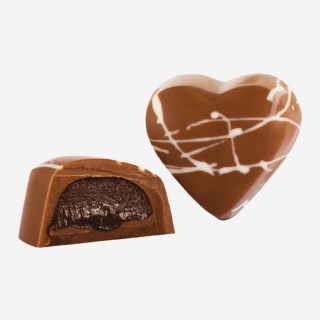 PRALINA CUORE AL LATTE CON CREMA NOCCIOLA DA KG 1,68