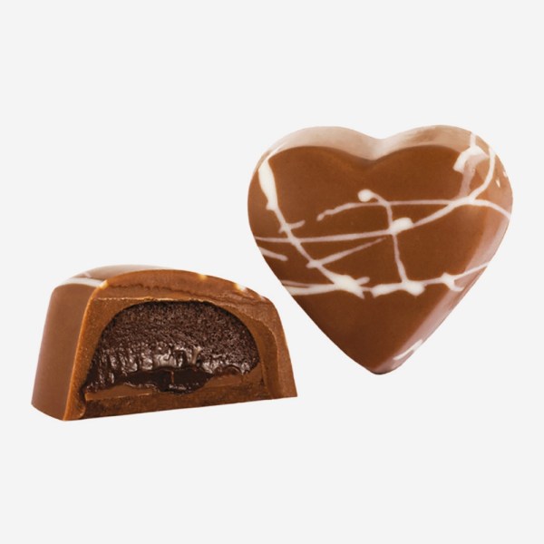 PRALINA CUORE AL LATTE CON CREMA NOCCIOLA DA KG 1,68