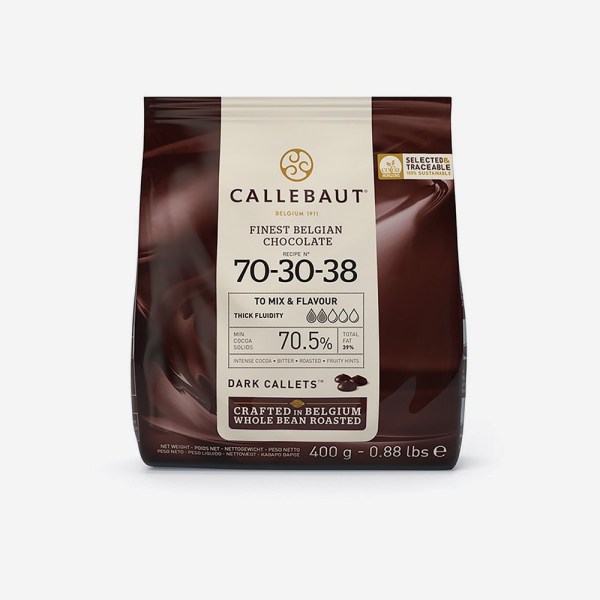 *CIOCCOLATO DA 400 GR FONDENTE 703038 (70-30-38-E0-D94)