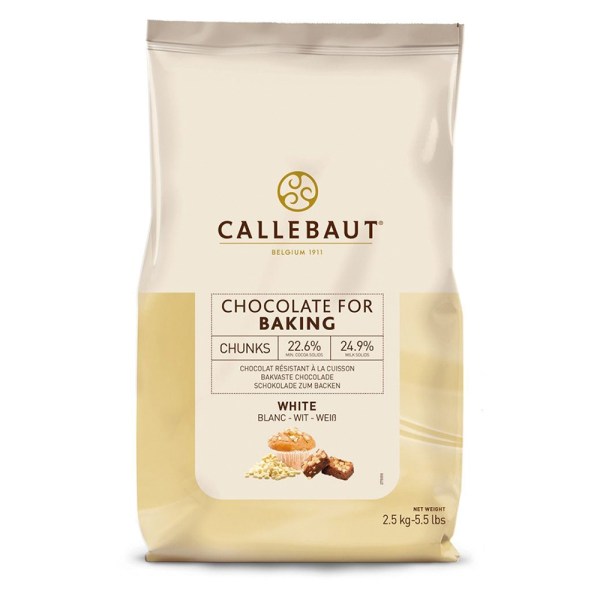 CHUNKS - CUBETTI DI CIOCCOLATO BIANCO DA KG 2,5