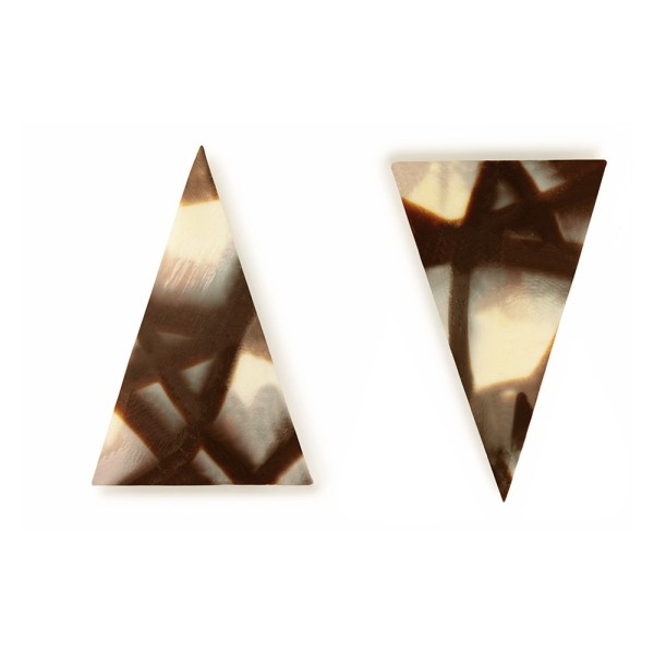 TRIANGOLI CIOCCOLATO BICOLORE JURA POINT MM35X55 PZ490