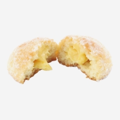 CASTAGNOLE RIPIENE DI CREMA RICOTTA E PERA DA KG 2