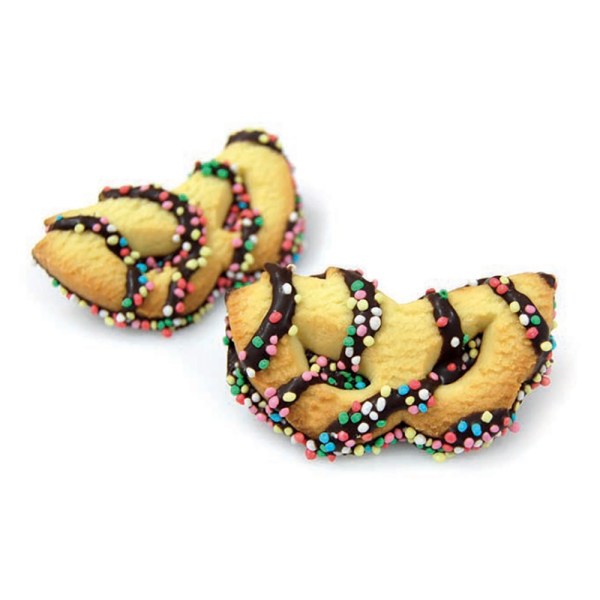 BISCOTTO MASCHERINA GLASSATO CACAO (ARLECCHINO) DA 1,5 KG