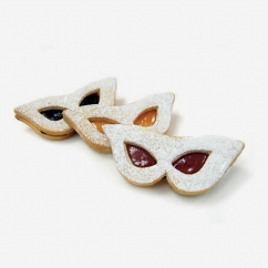 BISCOTTO MASCHERINA TUTTIFRUTTI (ALBICOC,RIBES,FRU.NERI) DA 12PZ