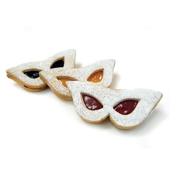 BISCOTTO MASCHERINA TUTTIFRUTTI (ALBICOC,RIBES,FRU.NERI) DA 12PZ