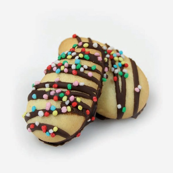 BISCOTTO OVETTO RIGATO CON CIOCCOLATO FONDENTE DA 1,5 KG