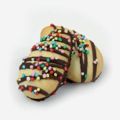 BISCOTTO OVETTO RIGATO CON CIOCCOLATO FONDENTE DA 1,5 KG