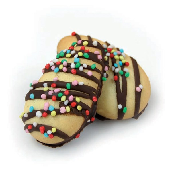 BISCOTTO OVETTO RIGATO CON CIOCCOLATO FONDENTE DA 1,5 KG