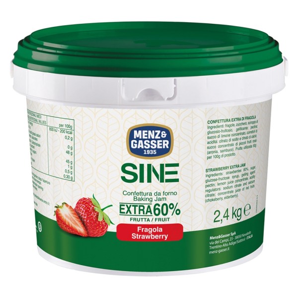 CONFETTURA EXTRA FRAGOLA FORNO SINE DA KG 2,4
