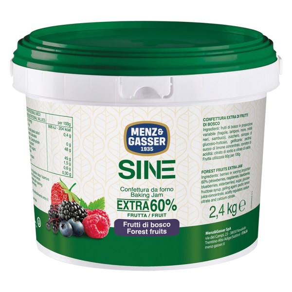 CONFETTURA EXTRA FRUTTI DI BOSCO FORNO SINE DA KG 2,4