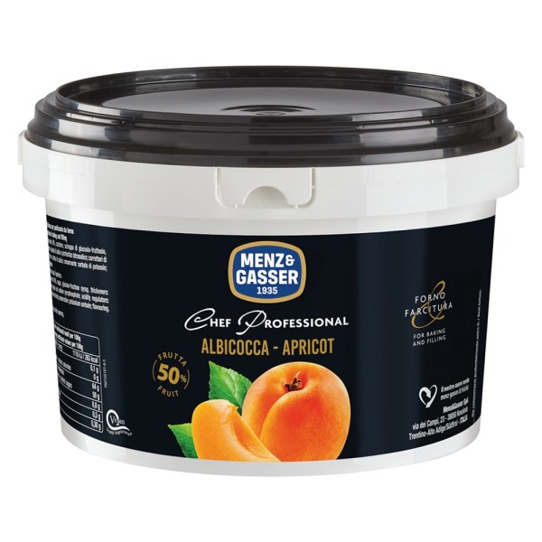 PREPARATO DI FRUTTA ALBICOCCA FORNO CHEF PROFESSIONAL DA KG 2