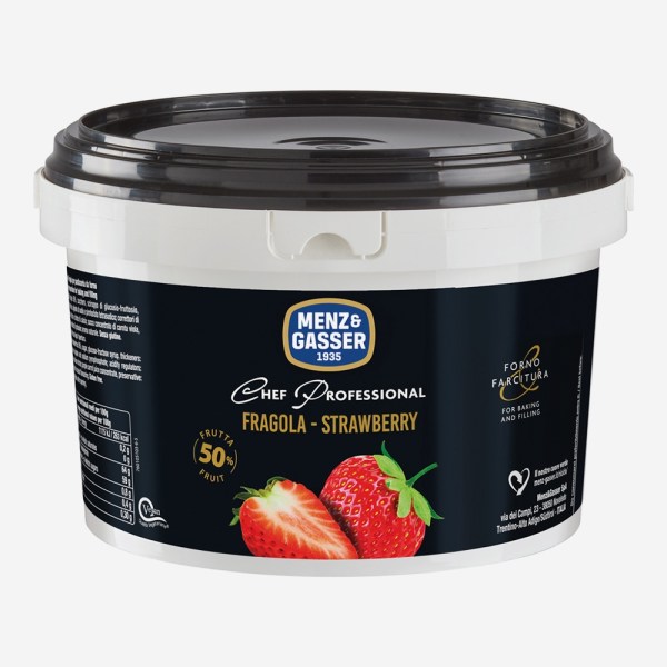 PREPARATO DI FRUTTA FRAGOLA FORNO CHEF PROFESSIONAL DA KG 2