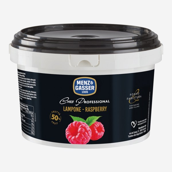 PREPARATO DI FRUTTA LAMPONE FORNO CHEF PROFESSIONAL DA KG 2