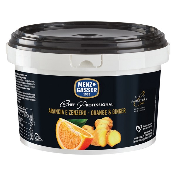 PREPARATO DI FRUTTA ARANCIA-ZENZERO FORNO CHEF PROFESSIONAL KG 2