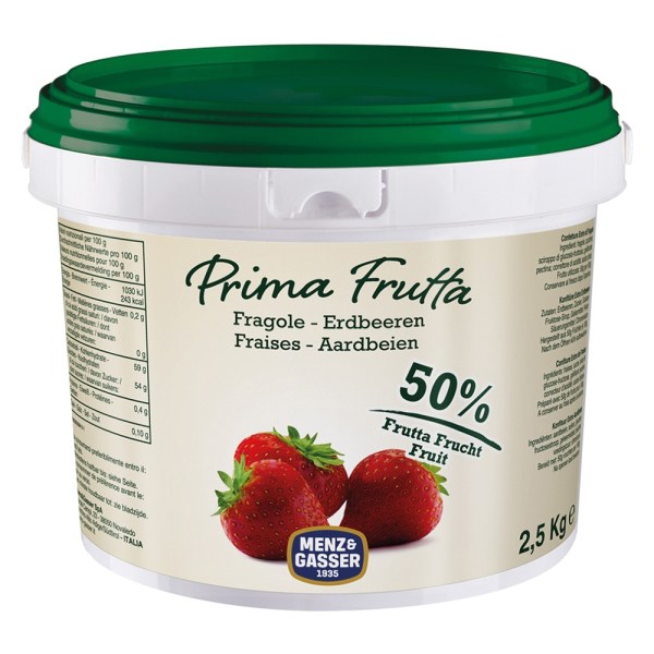 CONFETTURA FRAGOLA PRIMAFRUTTA PREMIUM QUALITY DA KG 2