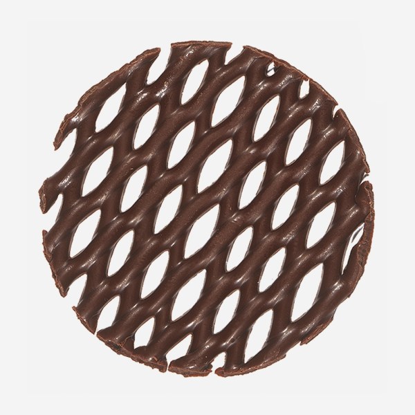 GRIGLIA TONDA CIOCCOLATO FONDENTE(MINI CAKE TOP ROUND)MM50 PZ195