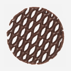 GRIGLIA TONDA CIOCCOLATO FONDENTE(MINI CAKE TOP ROUND)MM50 PZ195