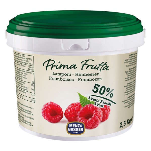 CONFETTURA LAMPONE PRIMAFRUTTA PREMIUM QUALITY DA KG 2