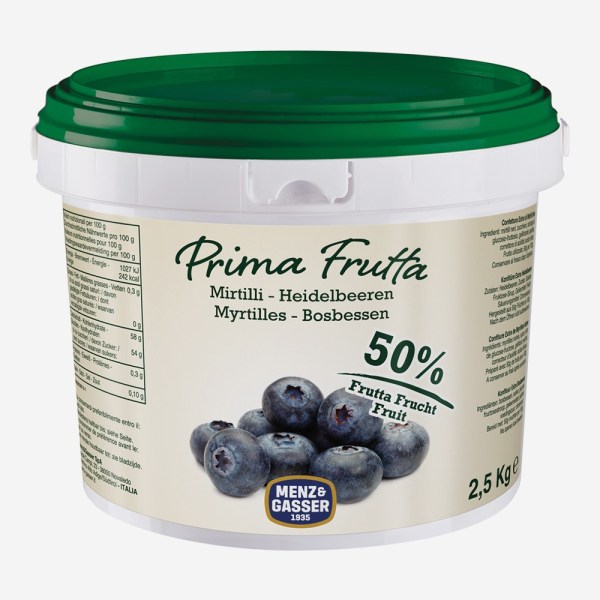 CONFETTURA MIRTILLO NERO PRIMAFRUTTA PREMIUM QUALITY DA KG 2