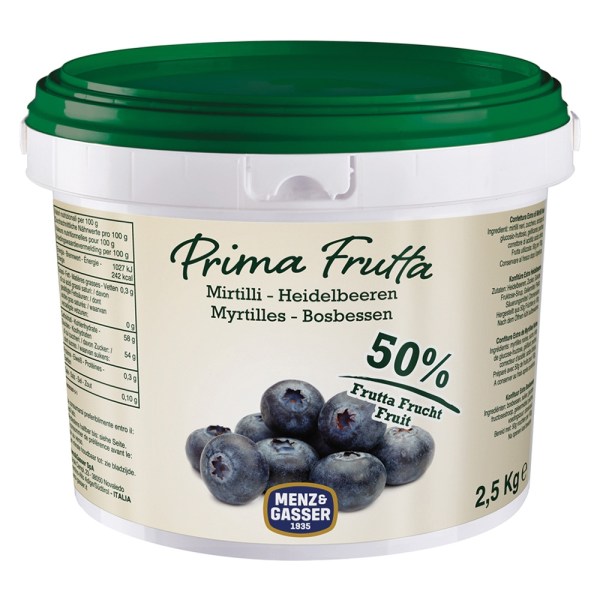 CONFETTURA MIRTILLO NERO PRIMAFRUTTA PREMIUM QUALITY DA KG 2