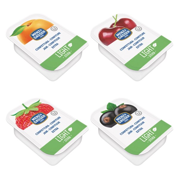 CONFETTURA EXT.LIGHT(ALB,AMA,FRA,RIB NERO) CON STEVIA PZ100 GR20