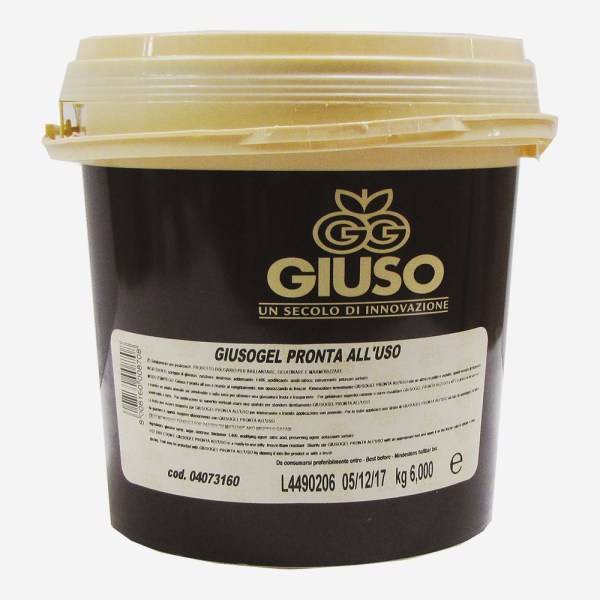 GELATINA GIUSOGEL PRONTA ALL'USO NEUTRA CONFEZIONE DA KG 6,5