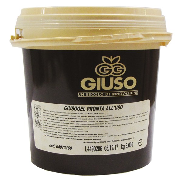 GELATINA GIUSOGEL PRONTA ALL'USO NEUTRA CONFEZIONE DA KG 6,5