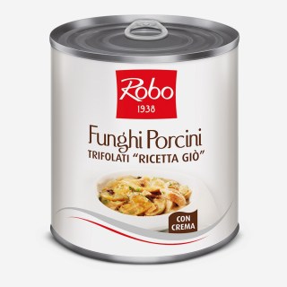 FUNGHI PORCINI TRIFOLATI CON CREMA  RICETTA GIÒ  DA 800GR