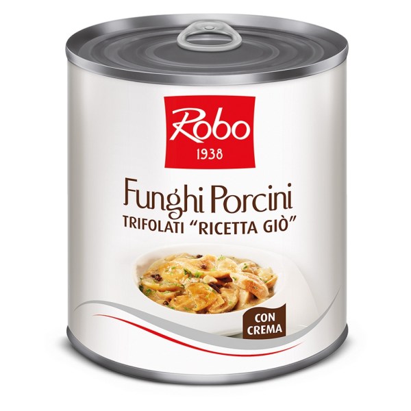 FUNGHI PORCINI TRIFOLATI CON CREMA  RICETTA GIÒ  DA 800GR