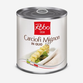 *CARCIOFI INTERI MIGNON IN OLIO  100% ITALIA  PESO NETTO 760GR