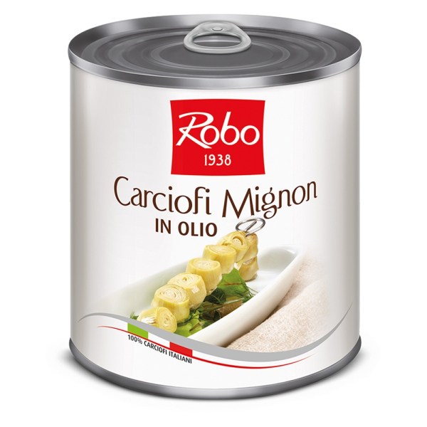 *CARCIOFI INTERI MIGNON IN OLIO  100% ITALIA  PESO NETTO 760GR