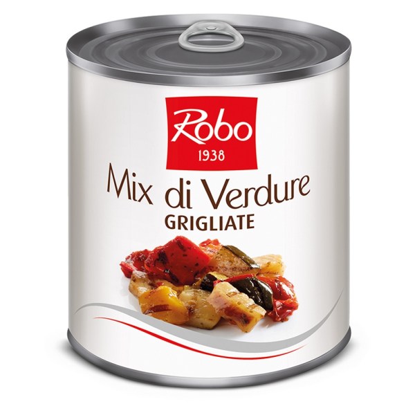 MIX VERDURE GRIGLIATE IN OLIO PESO NETTO 780GR