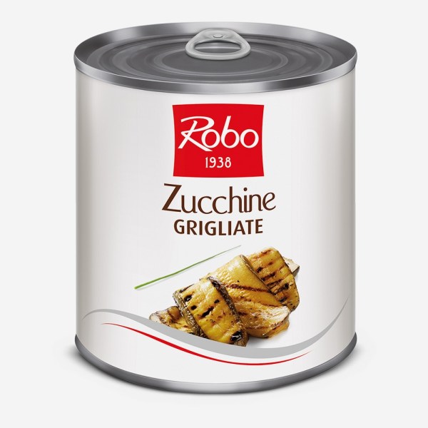 ZUCCHINE GRIGLIATE IN OLIO PESO NETTO 780GR