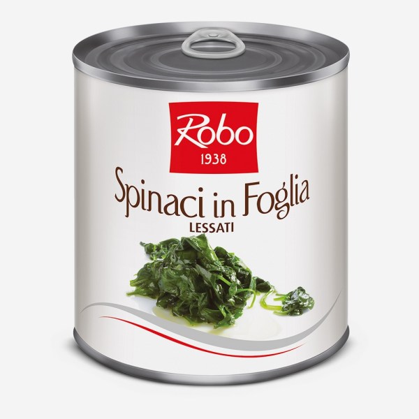 *SPINACI IN FOGLIA AL NATURALE PESO NETTO 765GR